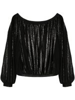 CHANEL Pre-Owned blouse à col arrondi (2006) - Noir