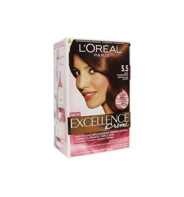 Excellence 5.5 licht mahoniebruin