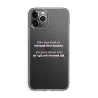 gij zijt ook iemand: iPhone 11 Pro Max Transparant Hoesje gij zijt ook iemand: iPhone 11 Pro Max Transparant Hoesje
