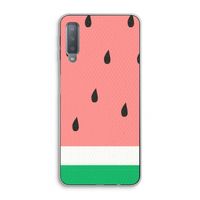 Watermeloen: Samsung Galaxy A7 (2018) Transparant Hoesje Watermeloen: Samsung Galaxy A7 (2018) Transparant Hoesje