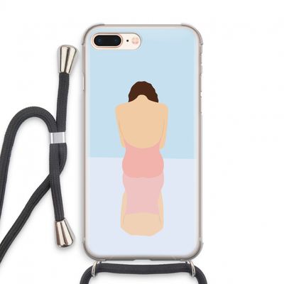 Mirror: iPhone 7 PLUS Transparant Hoesje met koord