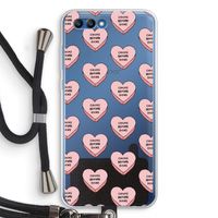 Chicks before dicks: Honor 10 Transparant Hoesje met koord