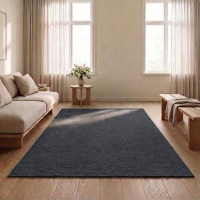 Wollen Vloerkleed Francois - Antraciet 170x120cm - Wol - Dekbed-Discounter.nl