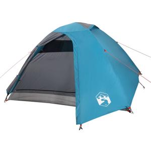 vidaXL Tent 4-persoons 267x272x145 cm 185T taft blauw