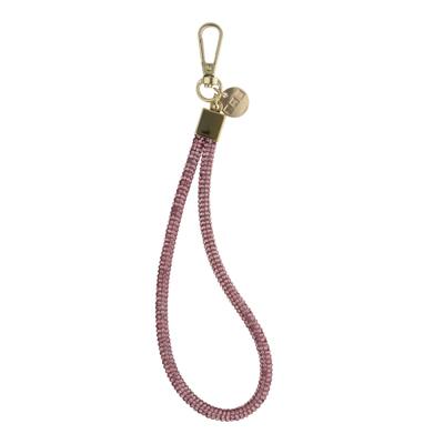 Telefoonkoord Diamond - Roze - Goud Telefoonkoord Diamond - Roze - Goud