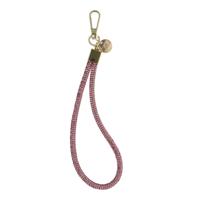 Telefoonkoord Diamond - Roze - Goud Telefoonkoord Diamond - Roze - Goud