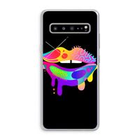 Lip Palette: Samsung Galaxy S10 5G Transparant Hoesje