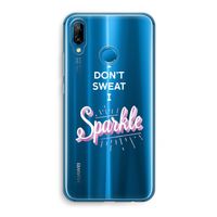Sparkle quote: Huawei P20 Lite Transparant Hoesje