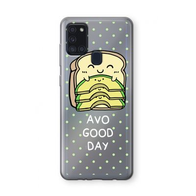 Avo Good Day: Samsung Galaxy A21s Transparant Hoesje