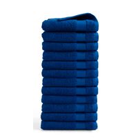 Handdoek Hotel Collectie - 12 stuks - 50x100 - klassiek blauw - thumbnail