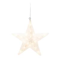 Konstsmide Verlichte kerstster - hangend - 40 cm - 40 led lampjes - warm wit - buiten