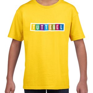 Tuttebel fun t-shirt geel voor kids XL (158-164)  -