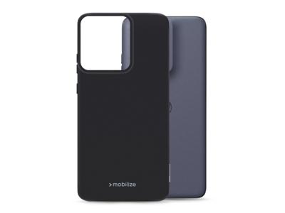 Mobilize Mobilize Rubber Gelly Case Motorola Edge 50 Neo Matt Black