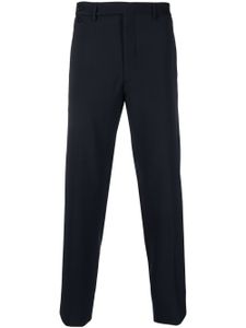 Emporio Armani pantalon de costume à coupe slim - Bleu