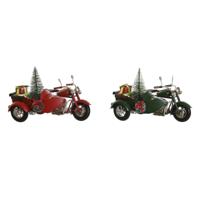 Kerstversiering DKD Home Decor Rood Groen 19 x 14 x 13 cm (2 Stuks)