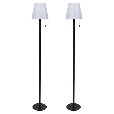 Oplaadbare vloerlamp - 2x - binnen en buiten - RGB lamp - usb opladen - portable