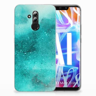 Smartphone hoesje Huawei Mate 20 Lite Painting Blue Smartphone hoesje Huawei Mate 20 Lite Painting Blue
