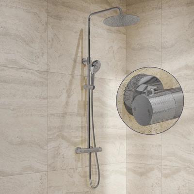Regendouche set SaniClear Evolution Curved | Opbouw | 30 cm | Mengkraan | Incl.Handdoucheset | Chroom
