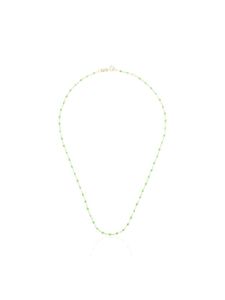 Gigi Clozeau collier en or 18ct à perles - Vert