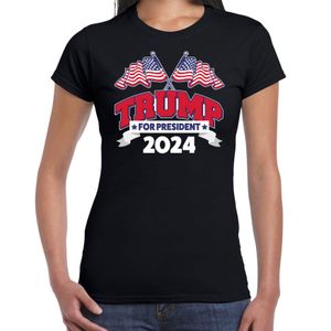 T-shirt Trump dames - 2024 electie - fout/grappig voor carnaval