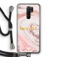 Feminist: Xiaomi Redmi 9 Transparant Hoesje met koord