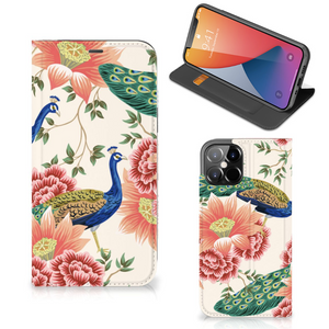 Hoesje maken voor iPhone 12 Pro Max Pink Peacock