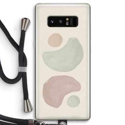 Geo #10: Samsung Galaxy Note 8 Transparant Hoesje met koord