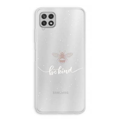 Be(e) kind: Samsung Galaxy A22 4G Transparant Hoesje