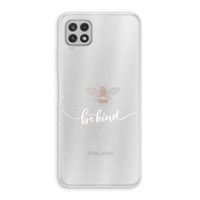 Be(e) kind: Samsung Galaxy A22 4G Transparant Hoesje