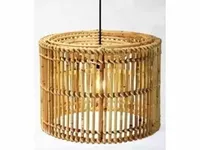 Lamp rotan blond d40h30cm