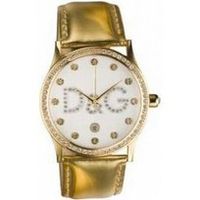 Horlogeband Dolce & Gabbana F360004847 / DW0390 Leder Wit 24mm