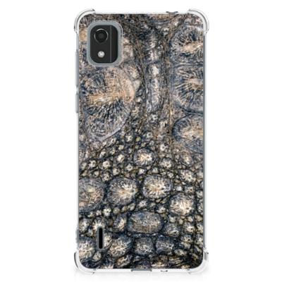 Nokia C2 2nd Edition Case Anti-shock Krokodillenprint Nokia C2 2nd Edition Case Anti-shock Krokodillenprint