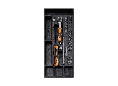 Beta T91 Voorgevormde harde inlegbak met gereedschaps assortiment - 024240091