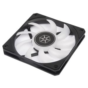 Silverstone Air Slimmer 120 Computer behuizing, Processor Luchtkoeler 12 cm Zwart, Transparant 1 stuk(s)