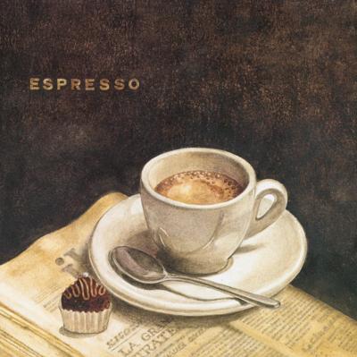 Kunstdruk Mepas G.P. - Espresso 40x40cm