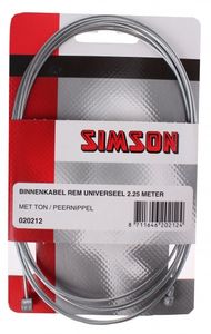 Simson Rem Binnenkabel 2250 mm Staal Zilver
