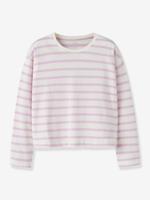 Meisjeskleding roze, gestreept