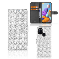 Samsung Galaxy A21s Telefoon Hoesje Stripes Dots