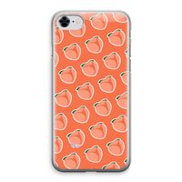 Just peachy: iPhone 8 Transparant Hoesje