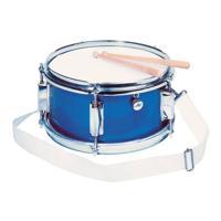 Goki metalen trommel blauw: met regelknop Goki metalen trommel blauw: met regelknop