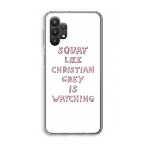 Christian Grey: Samsung Galaxy A32 5G Transparant Hoesje