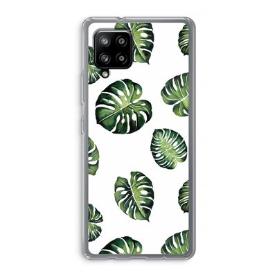 Tropische bladeren: Samsung Galaxy A42 5G Transparant Hoesje