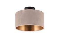 Trio Plafondlamp Julieta fluwele kap 619000244