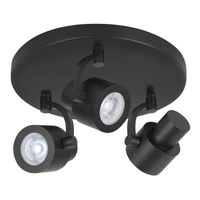 Highlight Spot Alto LED zwart 3 lichts - thumbnail