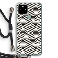 Magic pattern: Pixel 5 Transparant Hoesje met koord