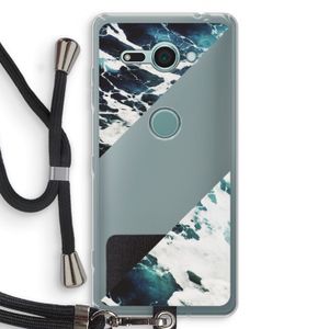 Golven: Sony Xperia XZ2 Compact Transparant Hoesje met koord
