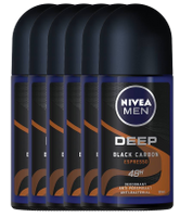 Nivea Men Deep Espresso Anti-Transpirant Roll-On Voordeelverpakking - thumbnail