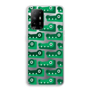 Crocs: Oppo A94 5G Transparant Hoesje