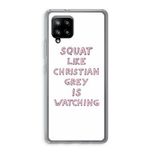 Christian Grey: Samsung Galaxy A42 5G Transparant Hoesje