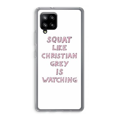 Christian Grey: Samsung Galaxy A42 5G Transparant Hoesje